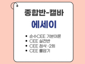 2003.종합반-캘바전용-에세이(CEE) only